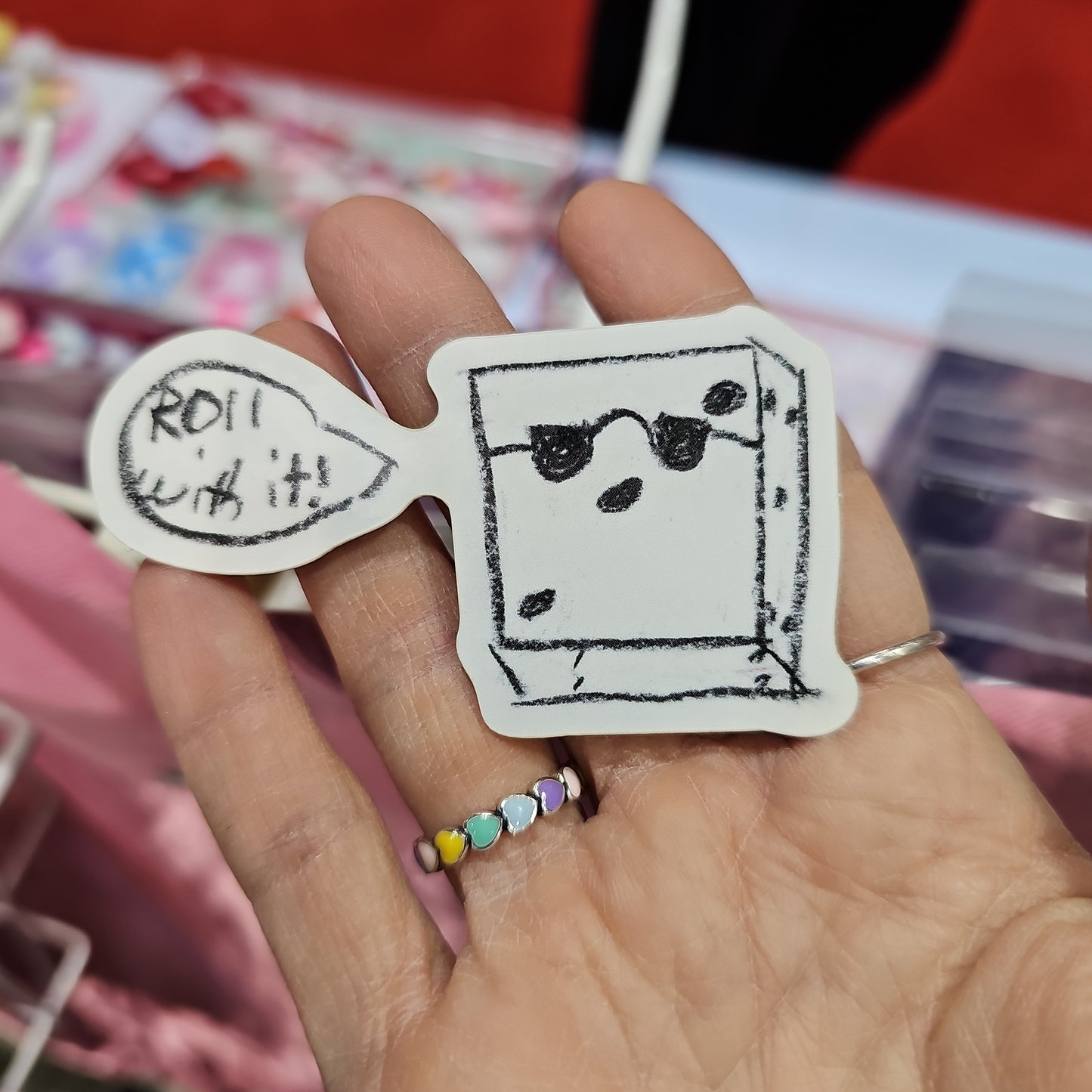 Dice Sticker | Cute Sticker | Silly Sticker