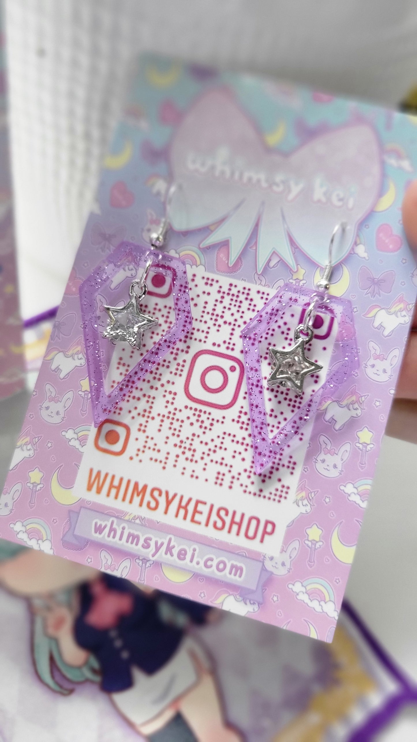 Popstar Ice Earrings | Diamond Dangles | Sparkly Diamond Earrings