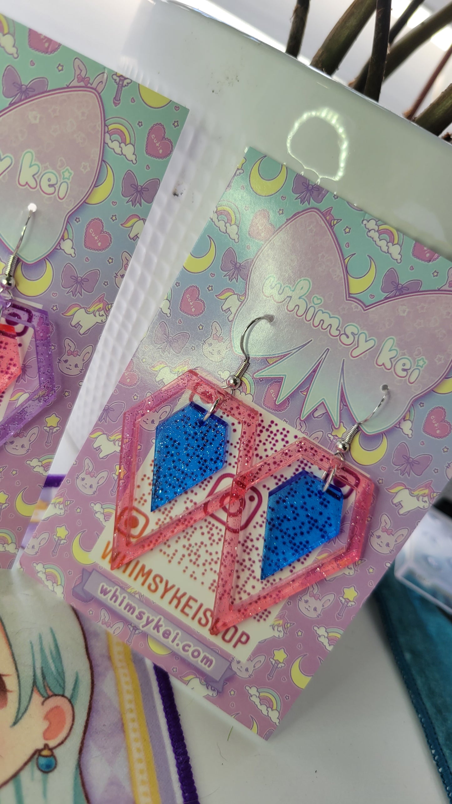 Pastel Ice Earrings | Idol Earrings | Diamond Earrings | Fairy Kei Earrings