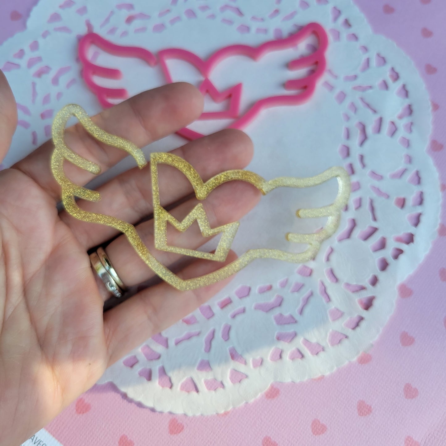 Winged Heart Bookmark | Magical Girl Bookmark | Card Captor Bookmark | Gift for Her | Booktok