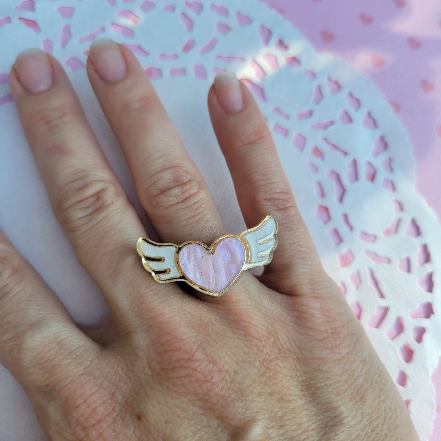 Magical Girl Ring | Winged Heart Ring | Anime Inspired Ring | Card Captor Ring
