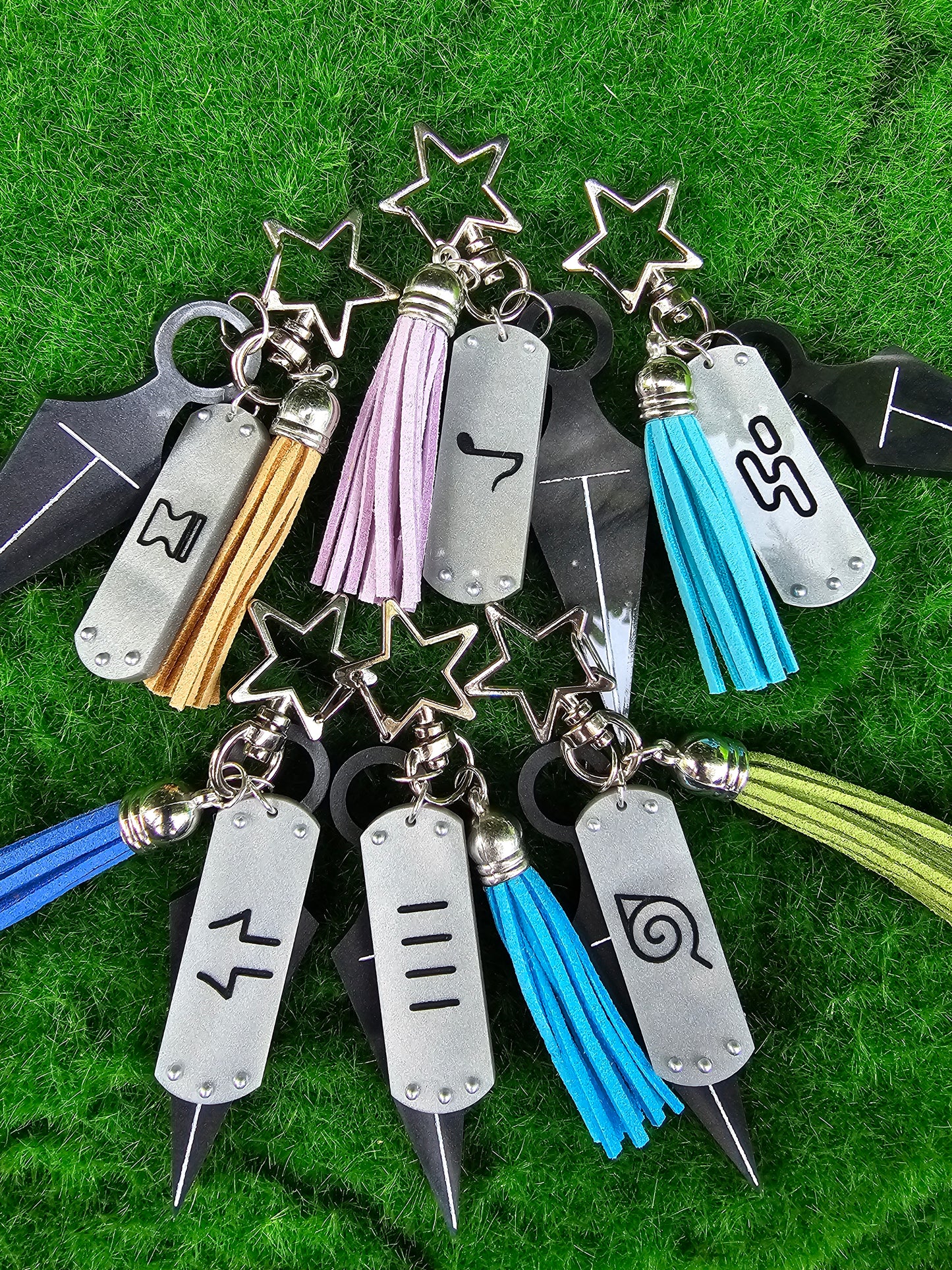 Ninja Keychain | Anime Inspired Keychain | Kunai Keychain | Naruto Charm