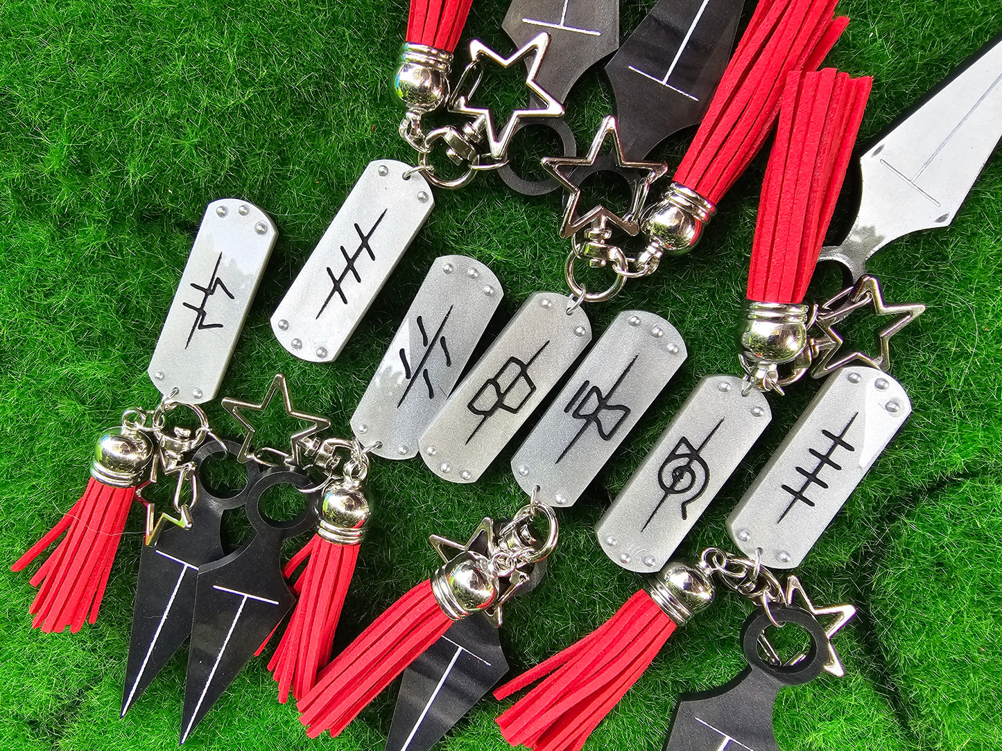 Ninja Keychain | Anime Inspired Keychain | Kunai Keychain | Naruto Charm