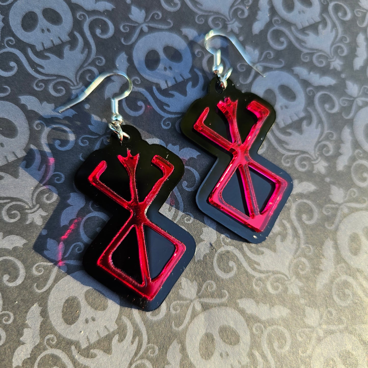 Berserk Earrings | Anime Inspired Earrings | Brand Earrings | Brand of Sacrifice Earrings
