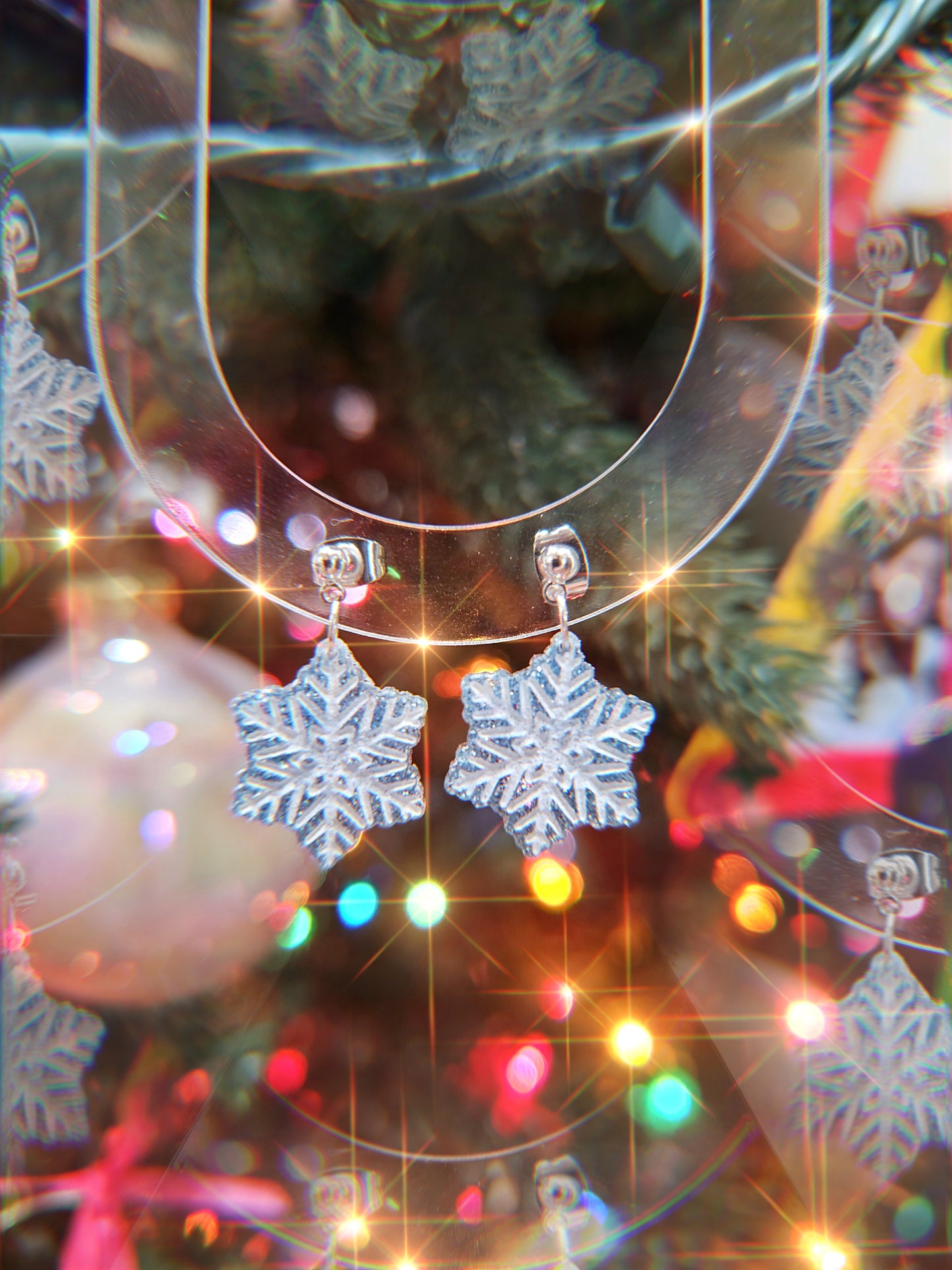 Mini Snowflake Earrings | Winter Earrings | Christmas Earrings | Frozen Earrings | Snow Queen Earrings