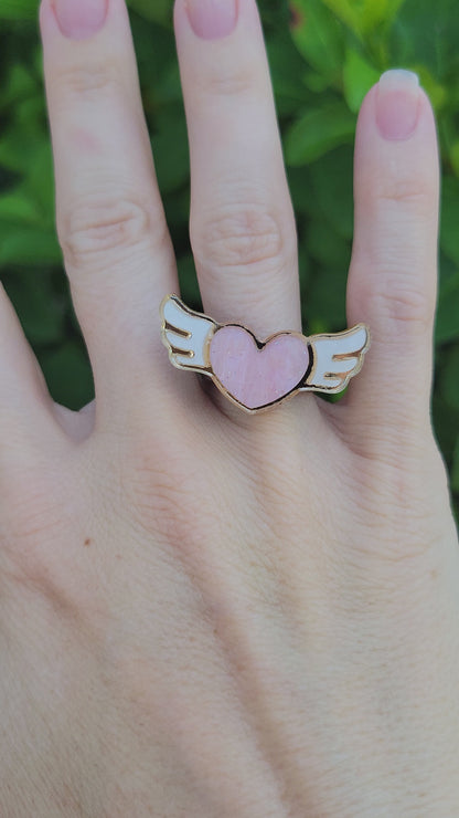 Magical Girl Ring | Winged Heart Ring | Anime Inspired Ring | Card Captor Ring