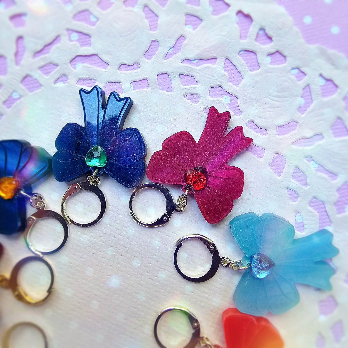 Sailor Moon Bow Earring | Magical Girl Bow Earring | Anime Earring | Sailor Moon Earring