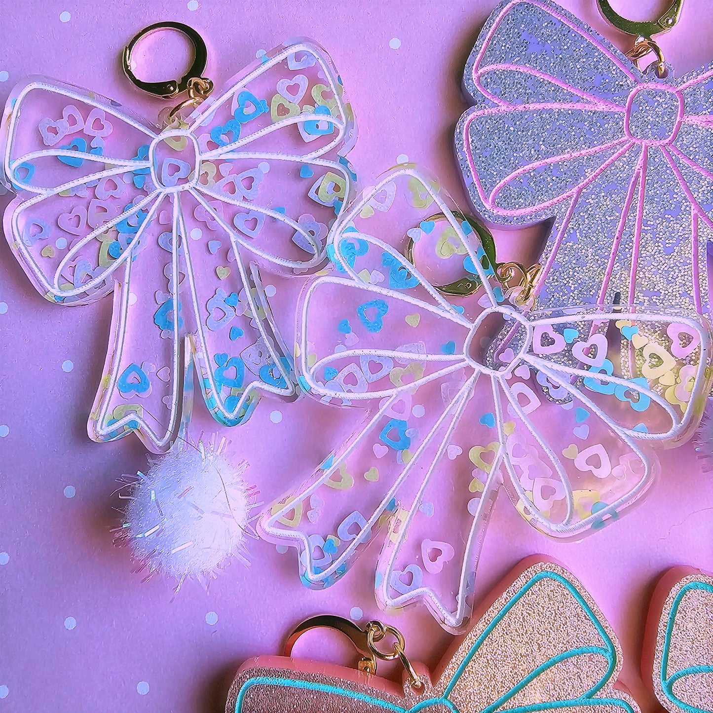 Giant Easter Bow Earrings | Pink Earrings | Lolita Earrings | Statement Earrings | Cottage Core Earrings