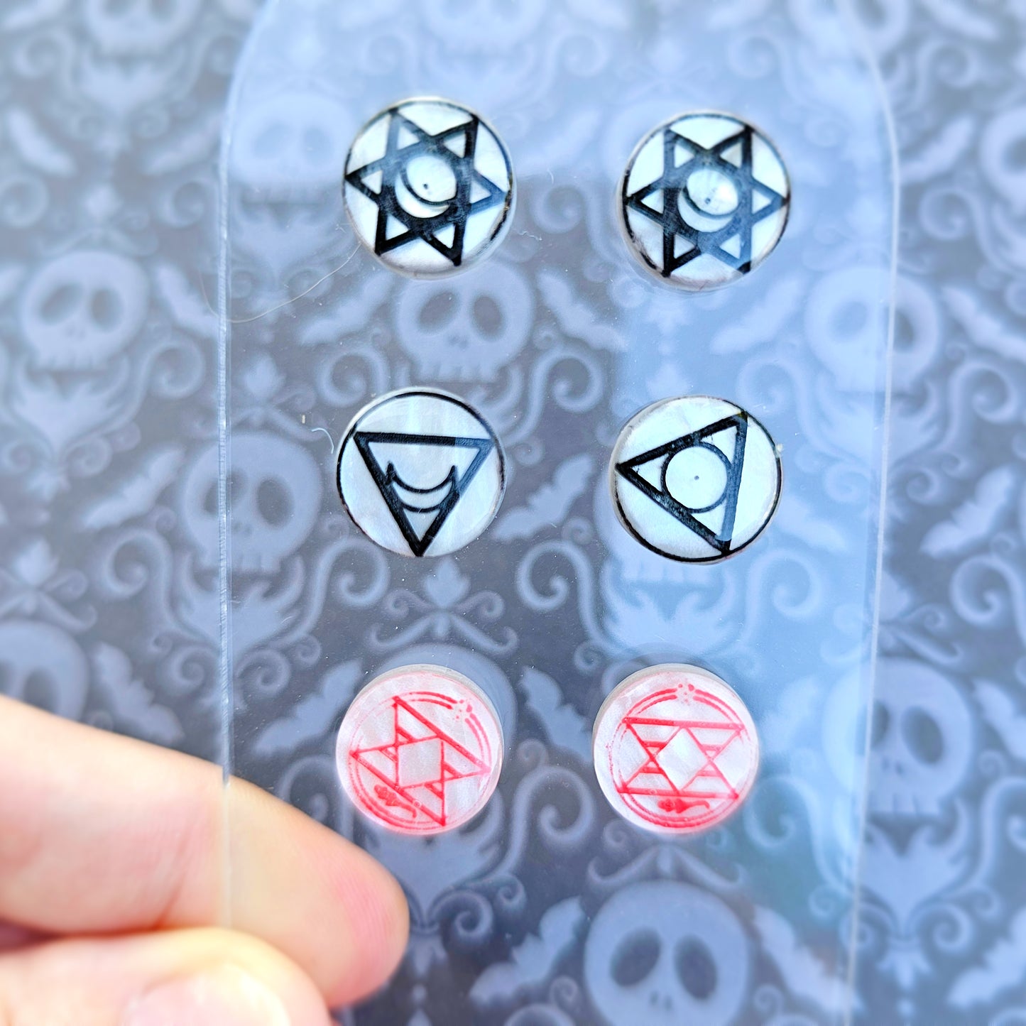 Full Metal Alchemist Stud Earring | FMA Stud Earring | Anime Stud | Homunculus Earring | Alchemist Earring