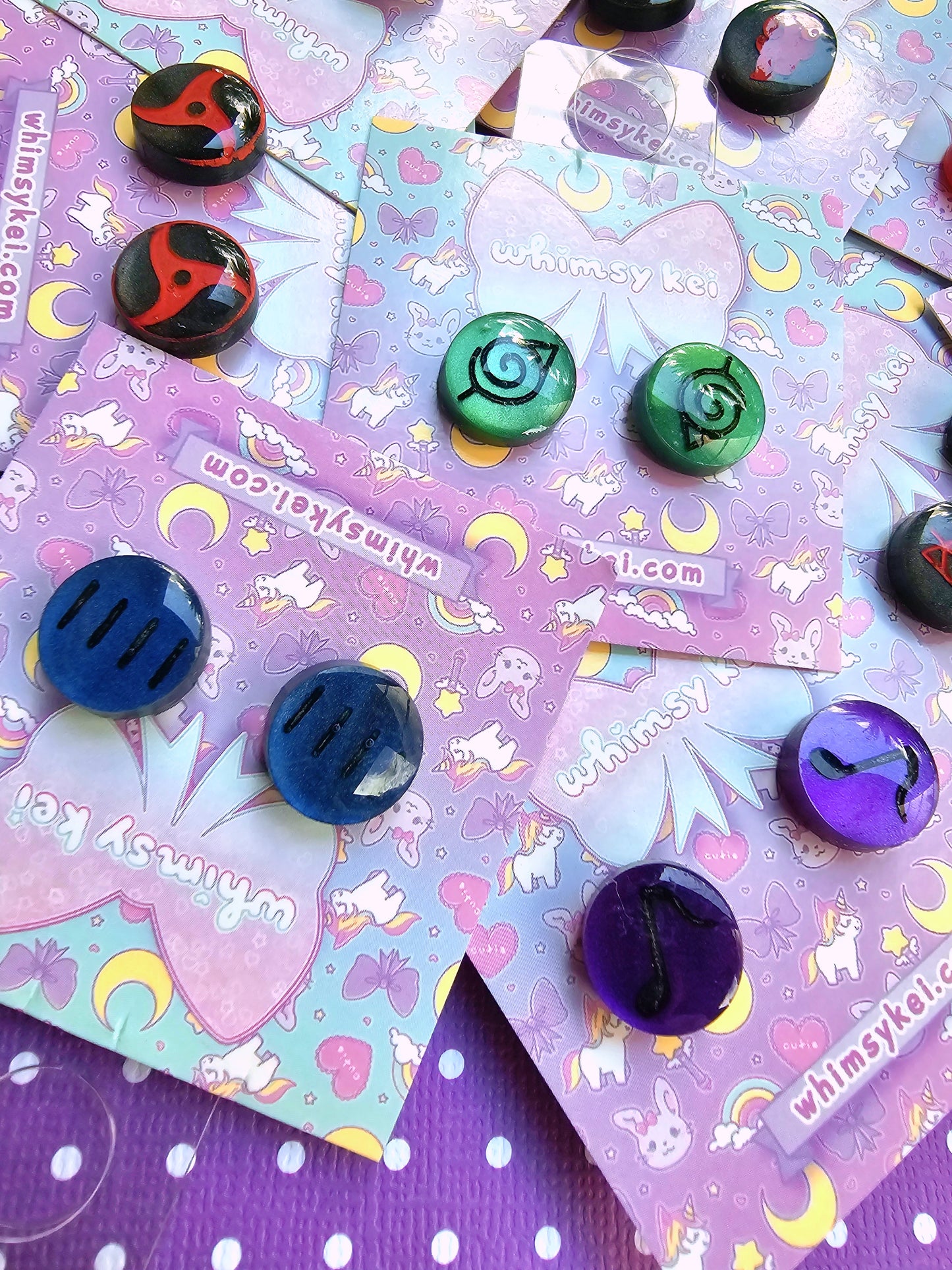 Naruto Stud Earring | Ninja Stud Earring | Anime Stud