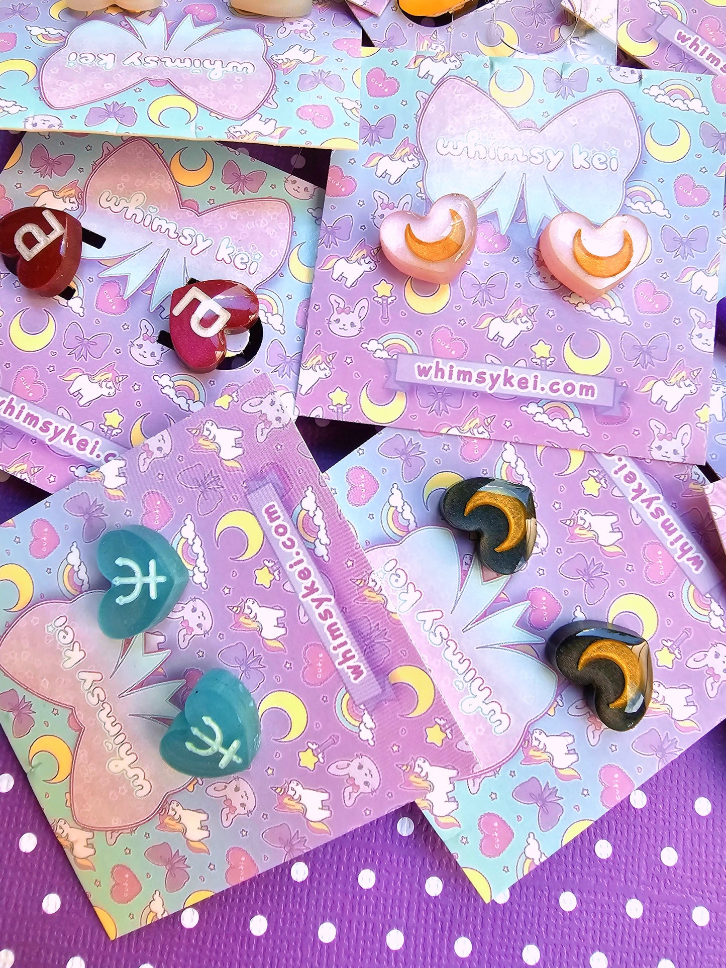 Sailor Moon Stud Earring | Magical Girl Stud Earring | Anime Stud
