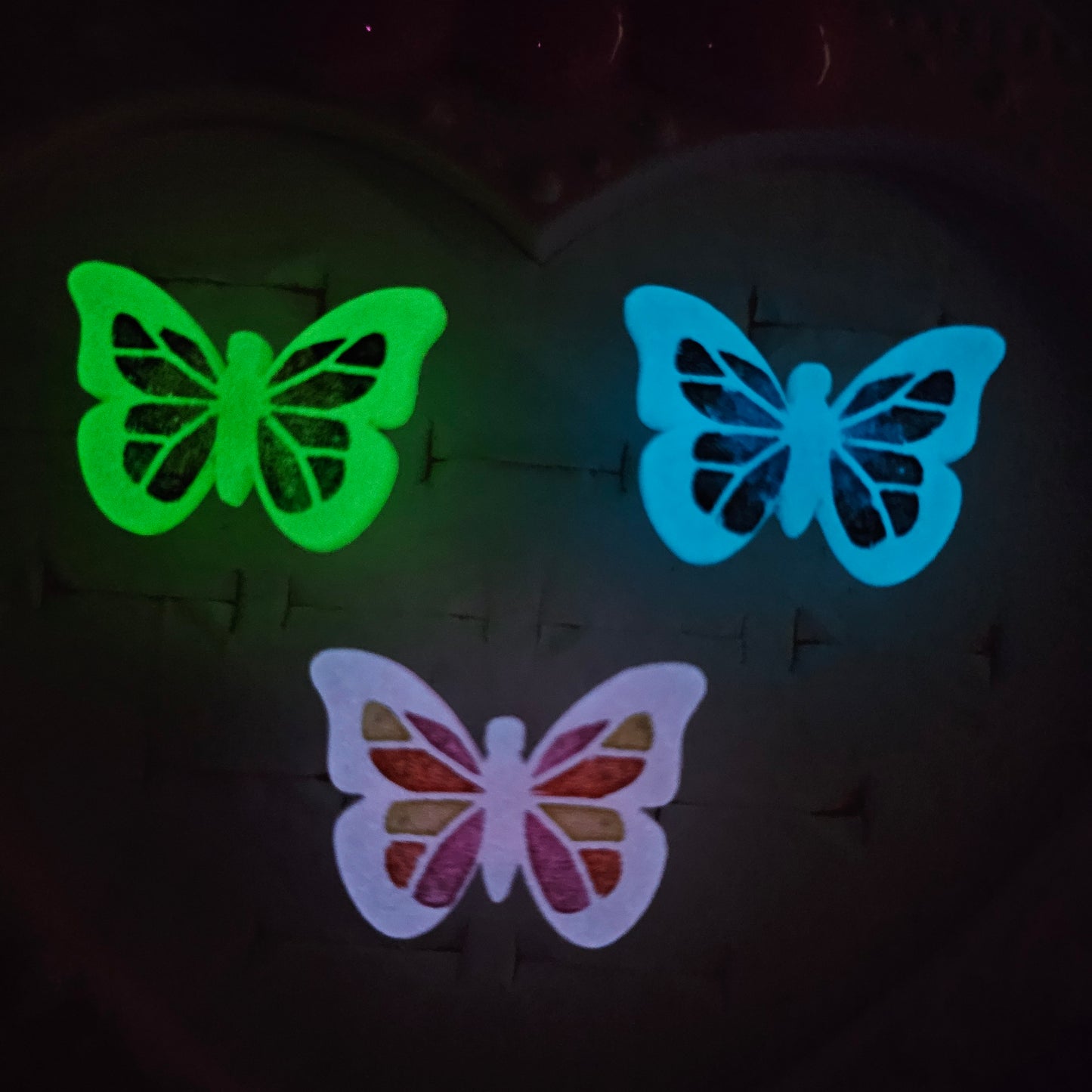 Glow in the Dark Neon Butterfly Clip | Glow Butterfly | Summer Clip | Spring Clip