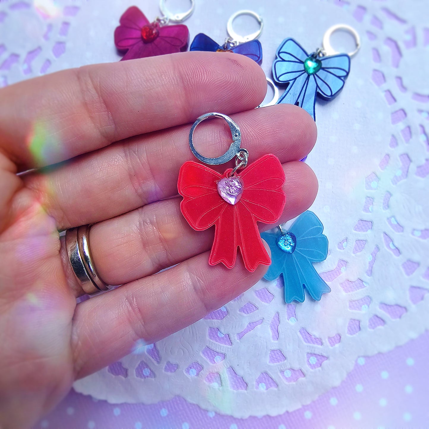 Sailor Moon Bow Earring | Magical Girl Bow Earring | Anime Earring | Sailor Moon Earring
