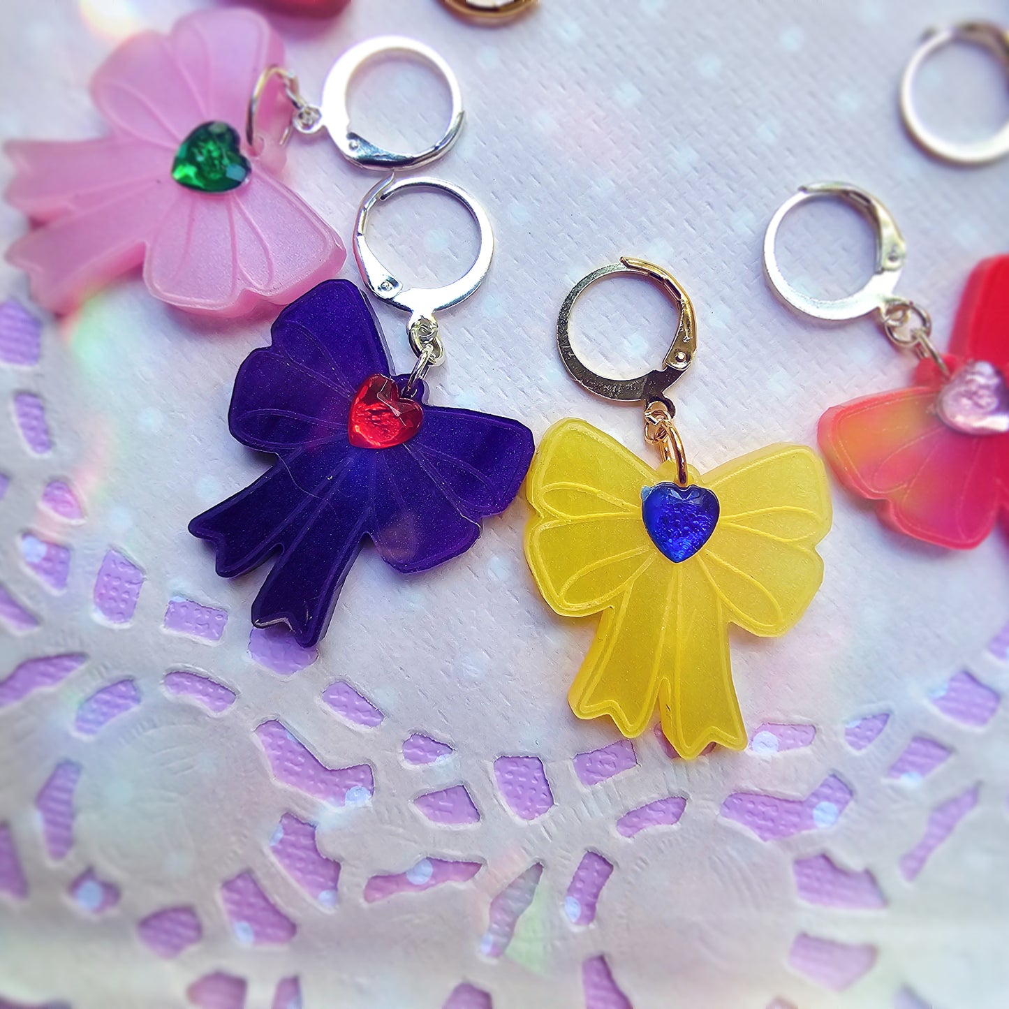 Sailor Moon Bow Earring | Magical Girl Bow Earring | Anime Earring | Sailor Moon Earring