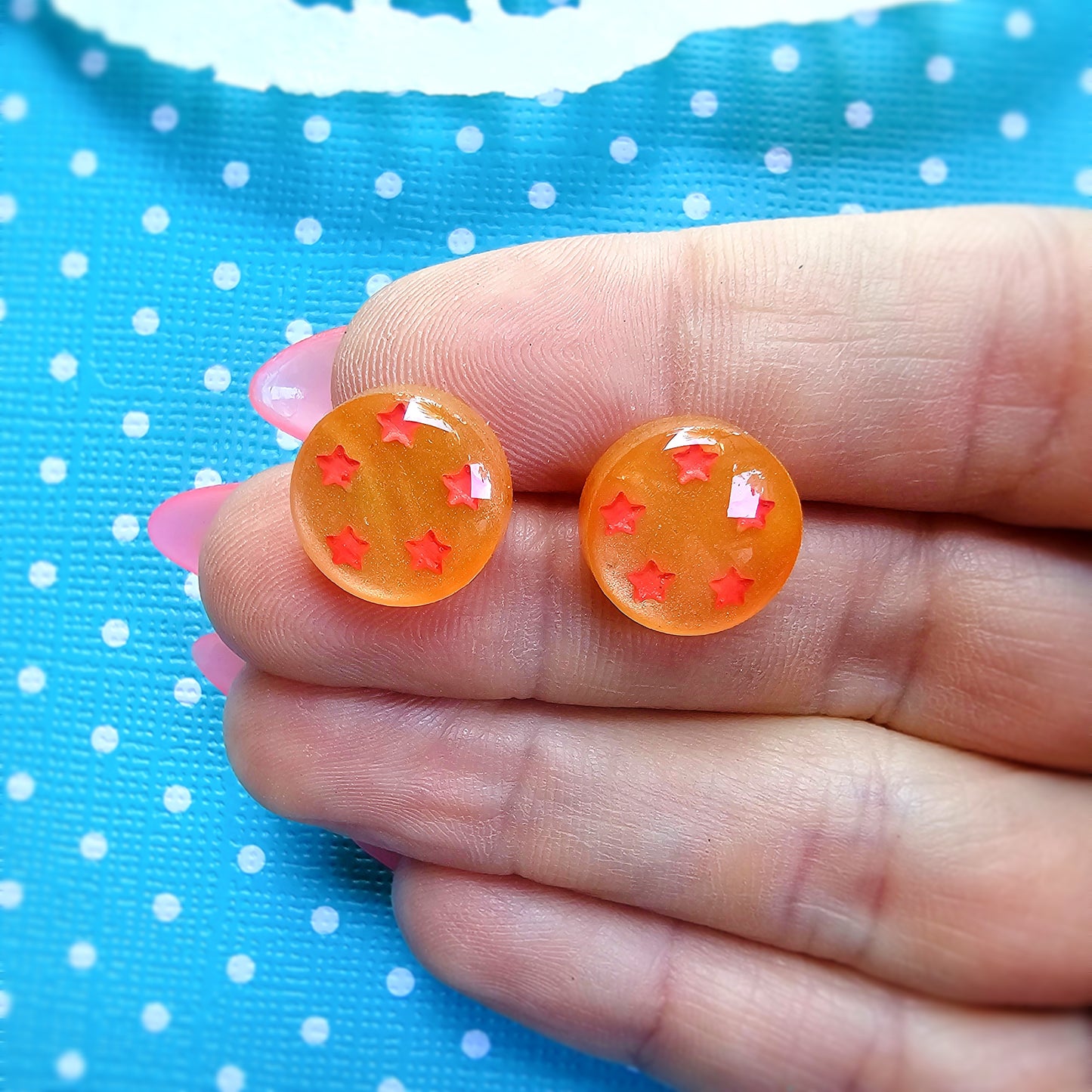 Dragonball Stud Earring | Capsule Corp Stud Earring | Anime Stud | Goku Earrings | Trunks Earrings | Dragonball Earrings