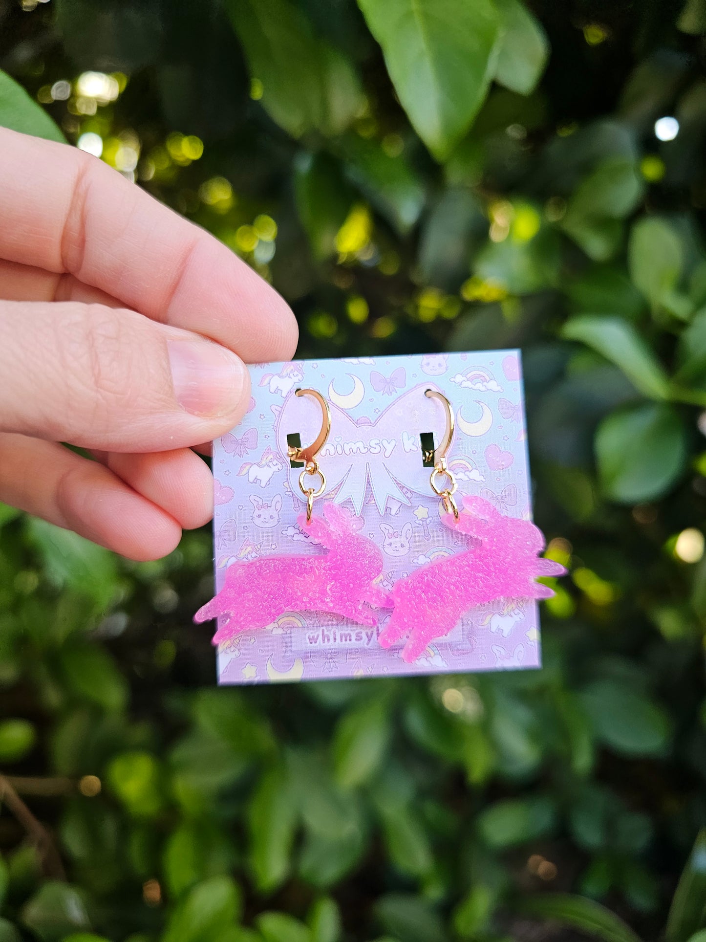 Pastel Bunny Earrings | Fake Candy Earrings | Girly Kei | Dolly Kei | Sweet Lolita Earrings | Easter Earrings | Bunny Earrings | Rabbit Earrings | Fairy Kei Earrings