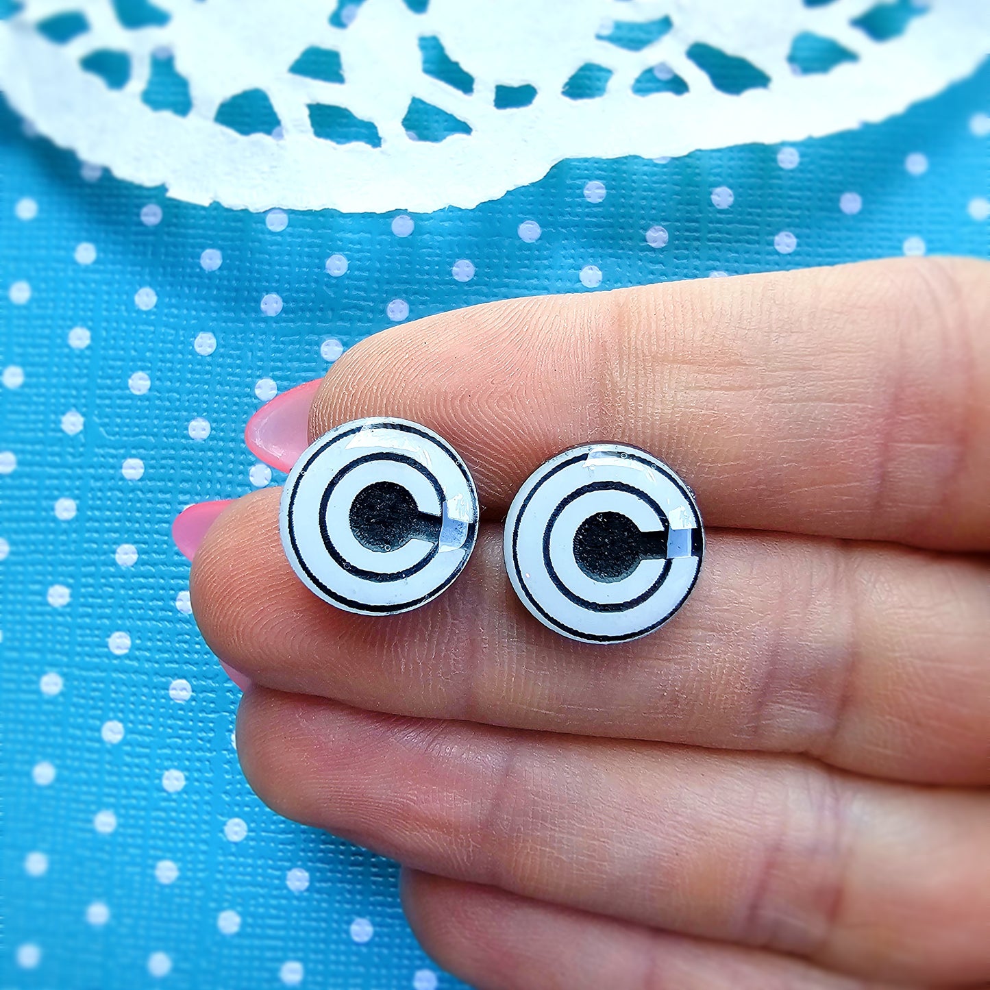 Dragonball Stud Earring | Capsule Corp Stud Earring | Anime Stud | Goku Earrings | Trunks Earrings | Dragonball Earrings