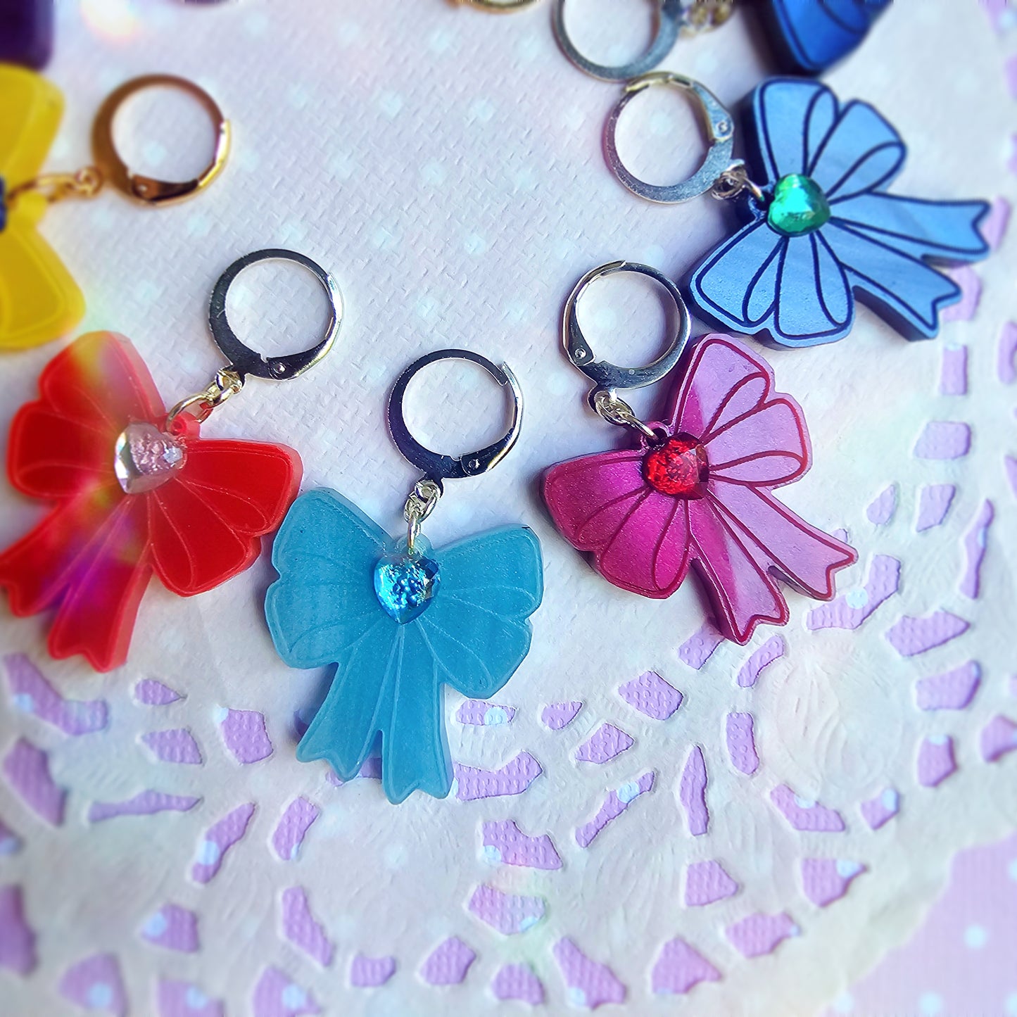 Sailor Moon Bow Earring | Magical Girl Bow Earring | Anime Earring | Sailor Moon Earring