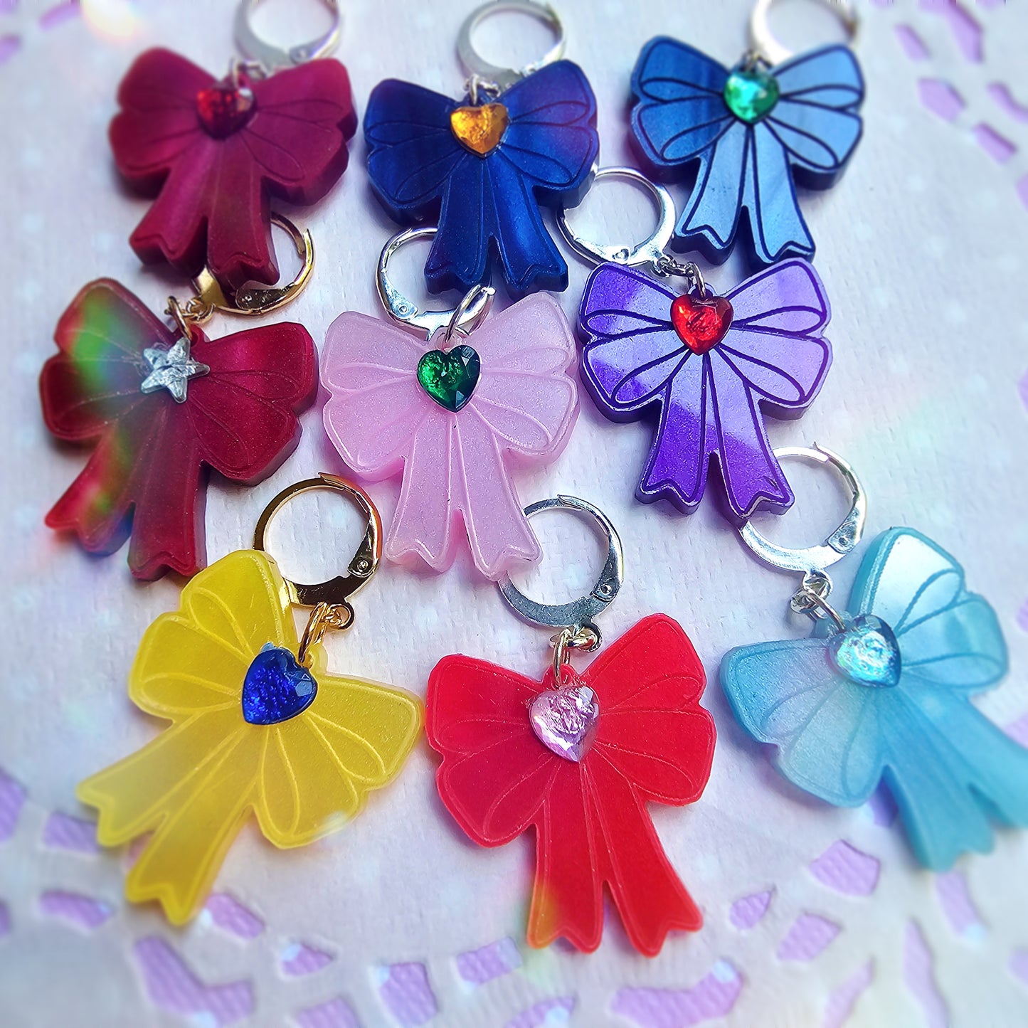 Sailor Moon Bow Earring | Magical Girl Bow Earring | Anime Earring | Sailor Moon Earring