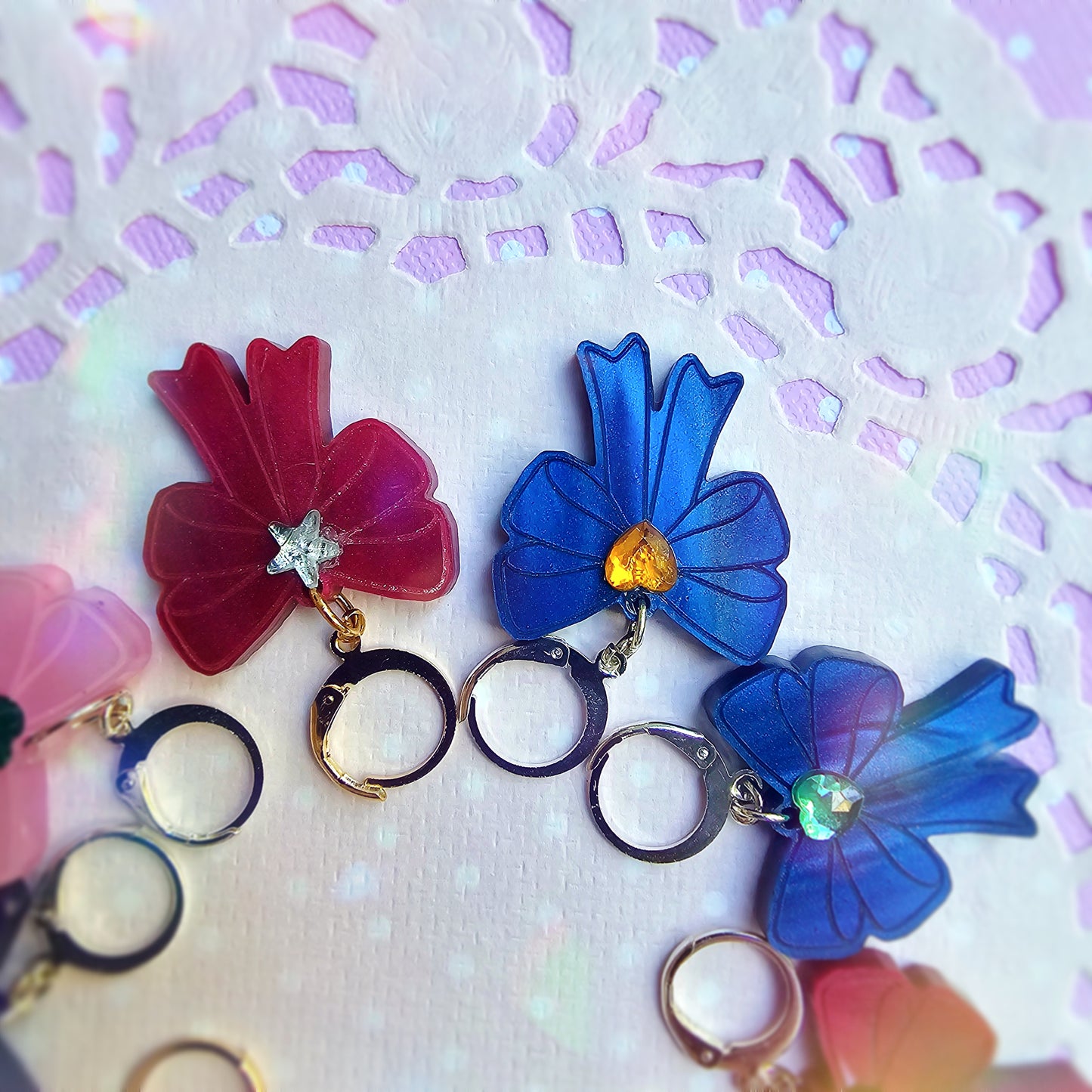 Sailor Moon Bow Earring | Magical Girl Bow Earring | Anime Earring | Sailor Moon Earring