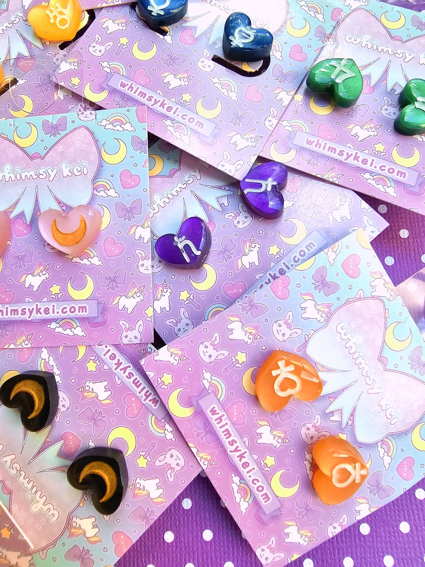 Sailor Moon Stud Earring | Magical Girl Stud Earring | Anime Stud