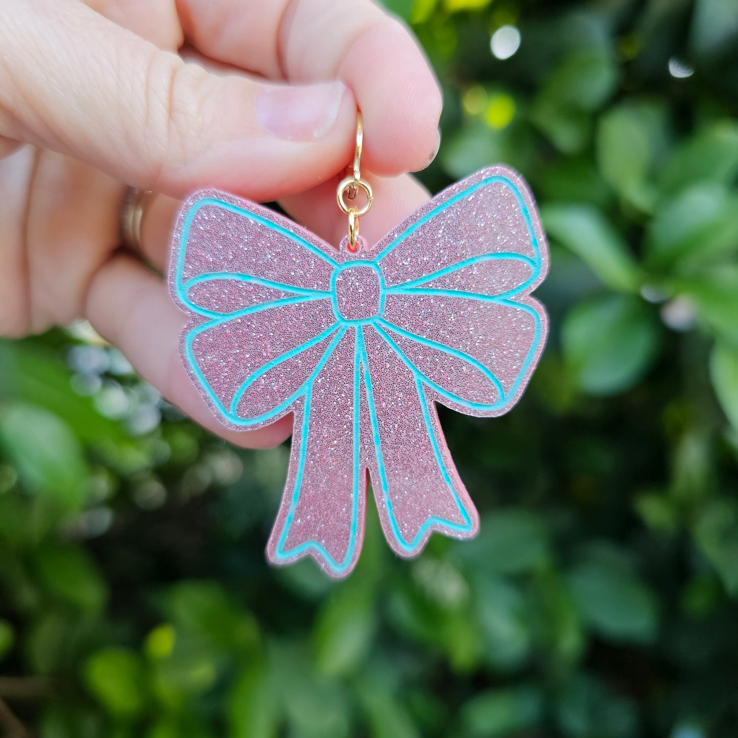 Giant Easter Bow Earrings | Pink Earrings | Lolita Earrings | Statement Earrings | Cottage Core Earrings