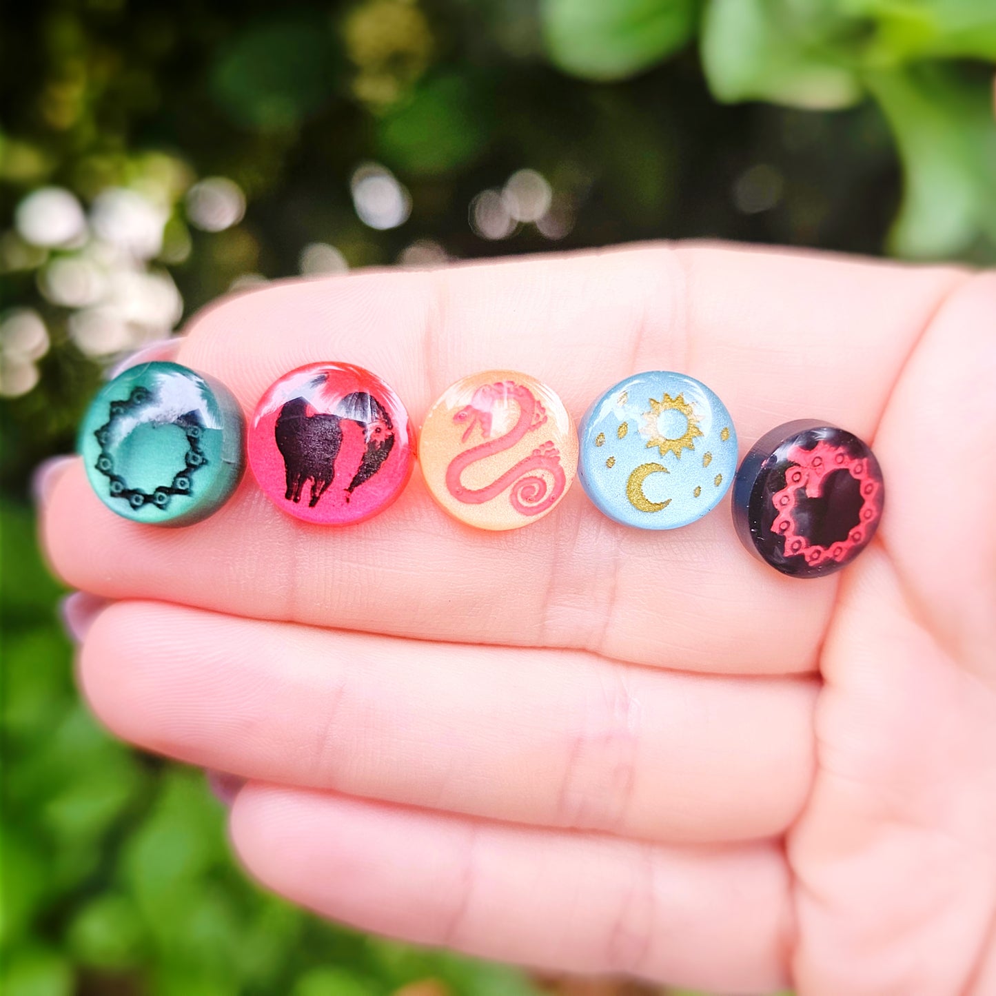 Seven Deadly Sins Stud Earring | 7DS Stud Earring | Anime Stud | Nanatsu no Taizai Earring | Tattoo Earring