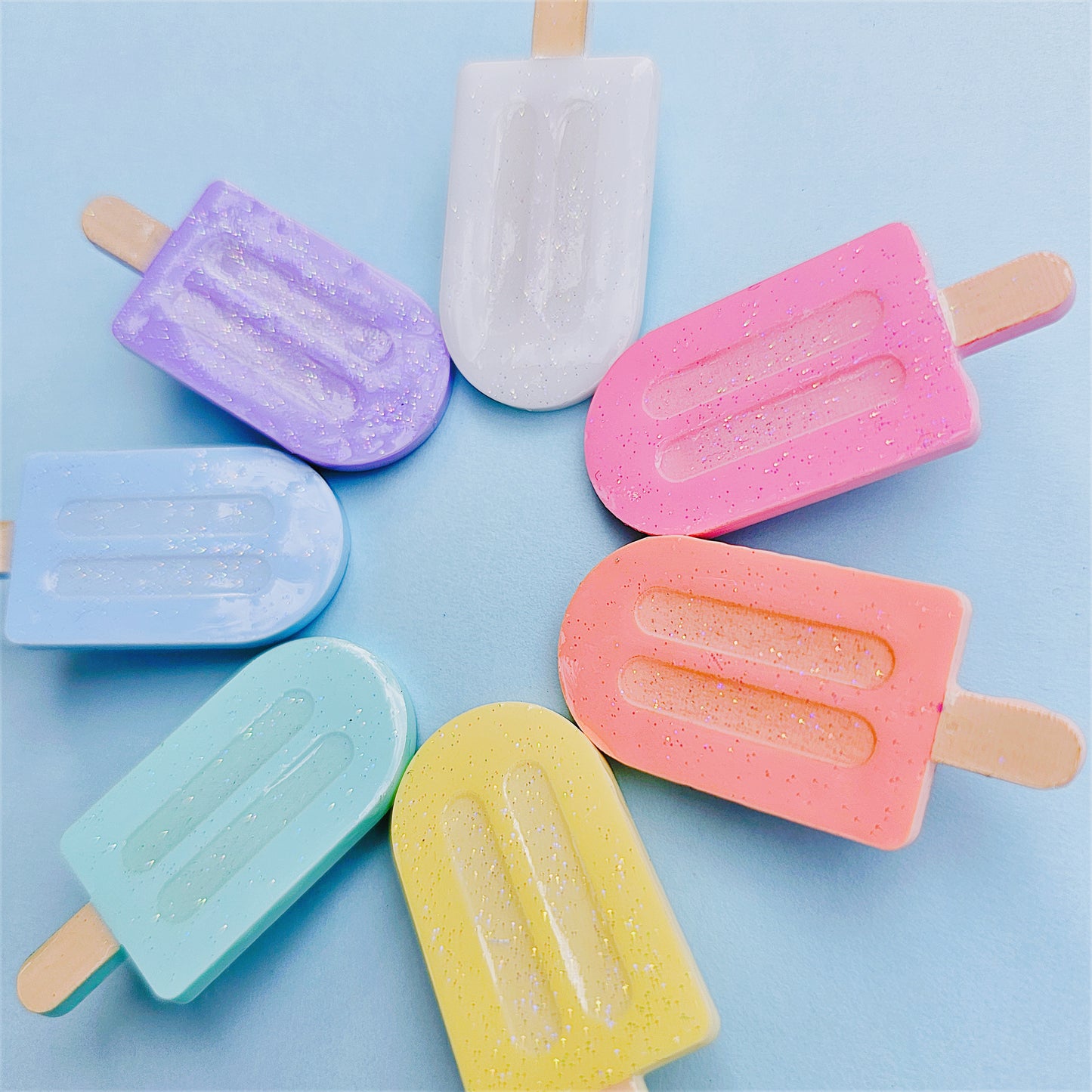 Popsicle Hair Clip | Sea Salt Popsicle | Summer Hair | Popsicle Clip | Fairy Kei Hair | Kingdom Hearts Hair Clip | Kawaii Hair