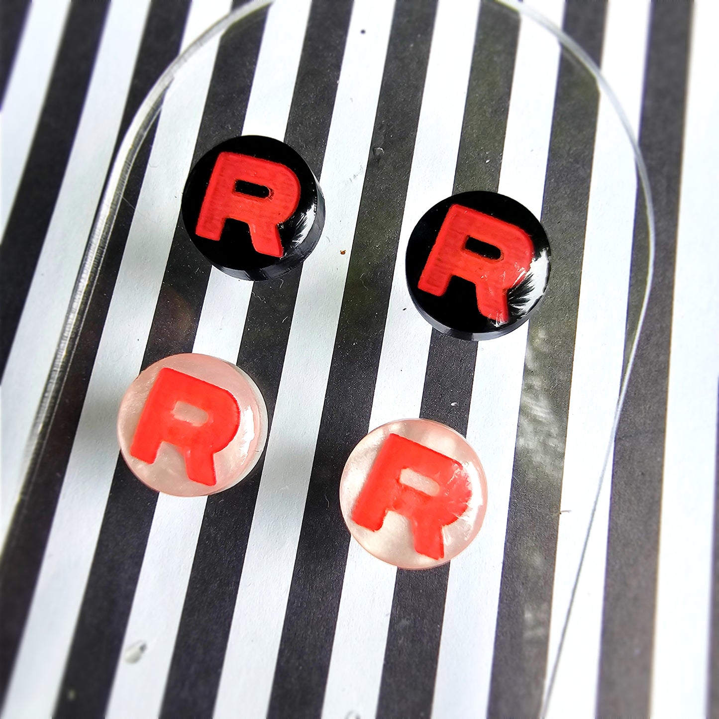 Team Rocket Stud Earring | Pokemon Stud Earring | Anime Stud | Pokémon Earring