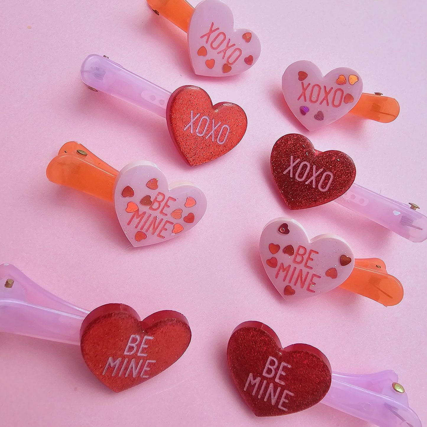 Be Mine Heart Clip | Lovecore Clip | Valentines Hair | Valentines Clip | Heart Hair