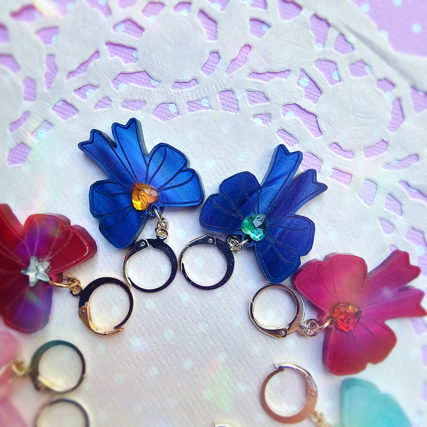 Sailor Moon Bow Earring | Magical Girl Bow Earring | Anime Earring | Sailor Moon Earring