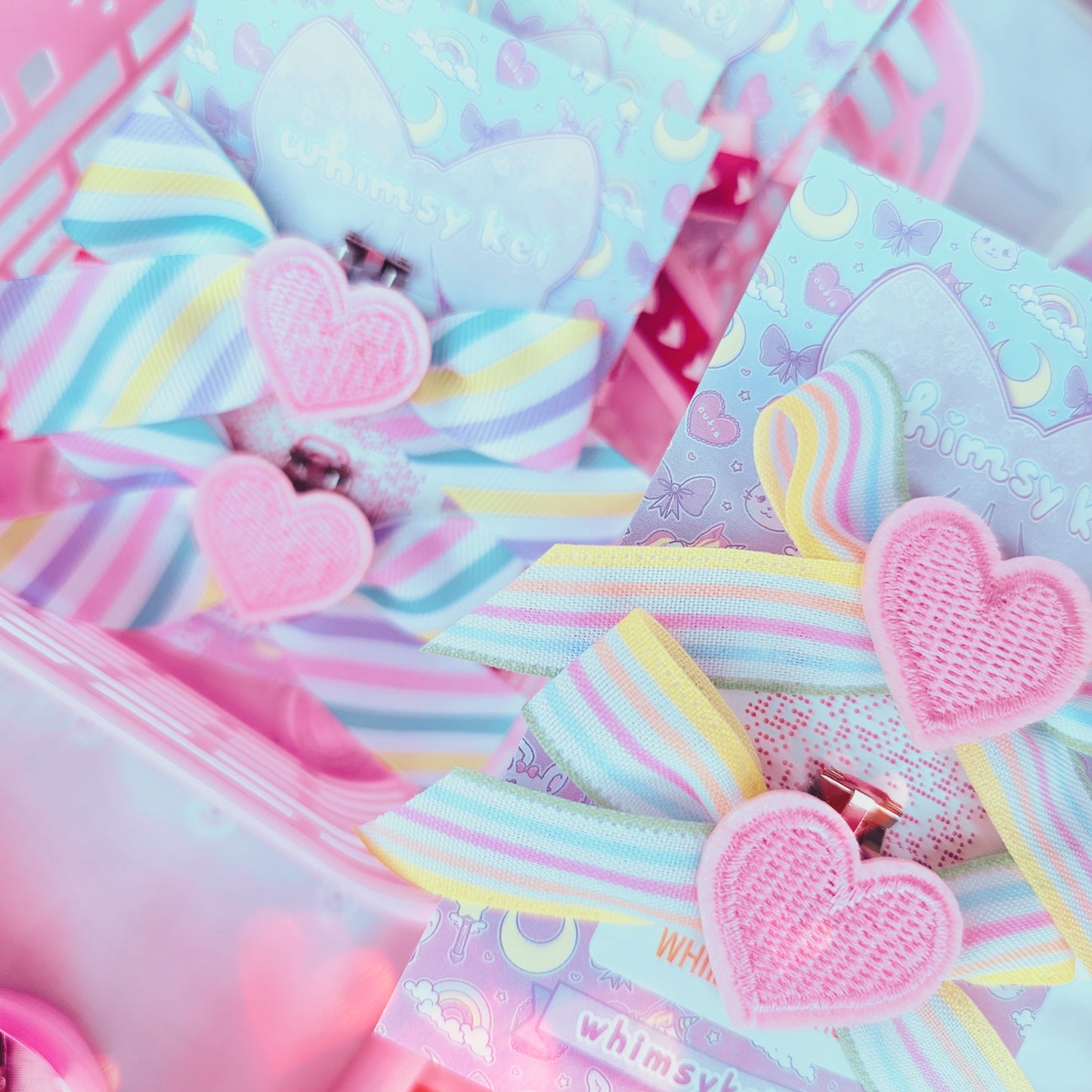Heart Shoe Clips | Valentines Clip | Heart Clip | Bows Clips