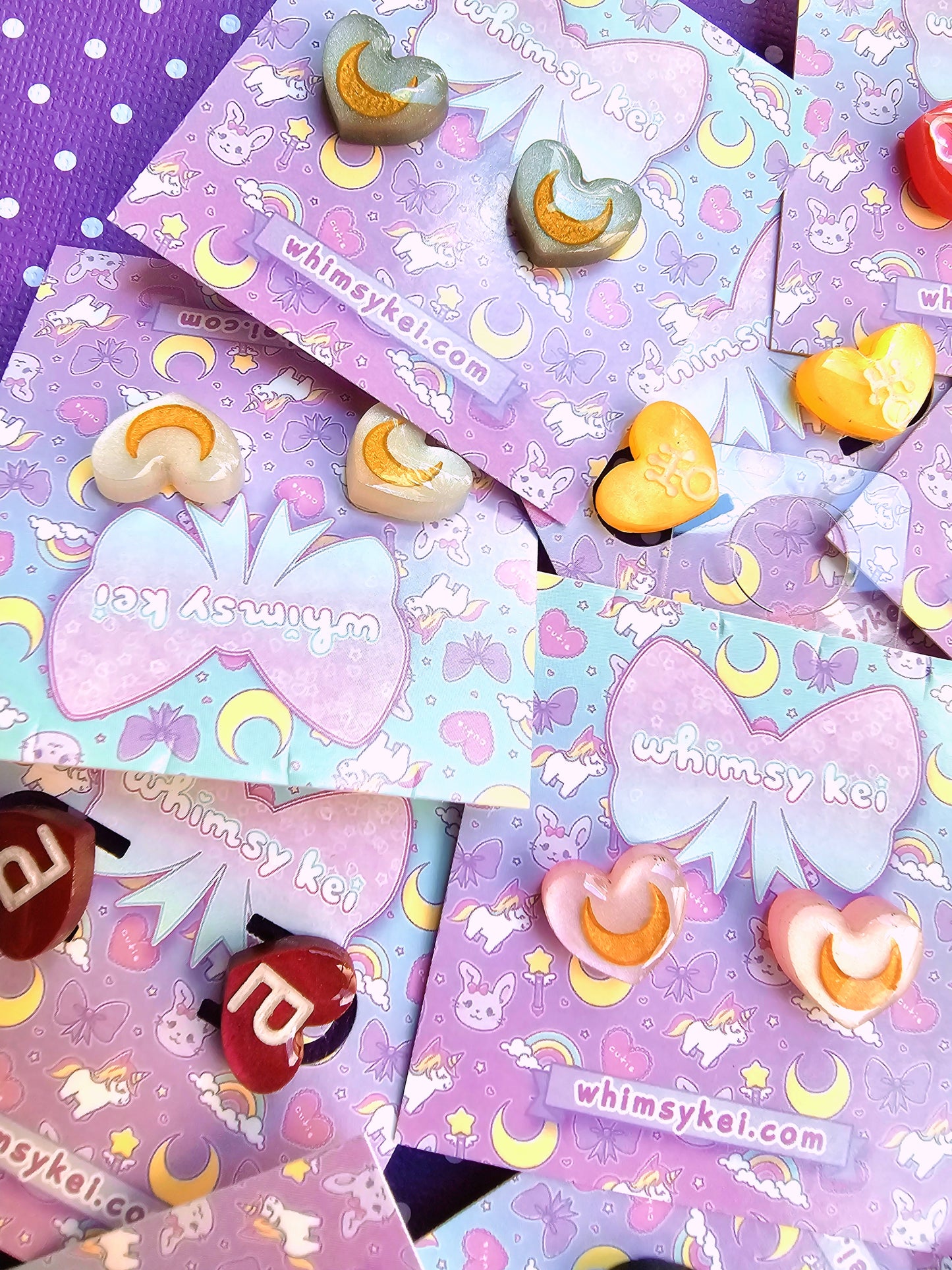 Sailor Moon Stud Earring | Magical Girl Stud Earring | Anime Stud