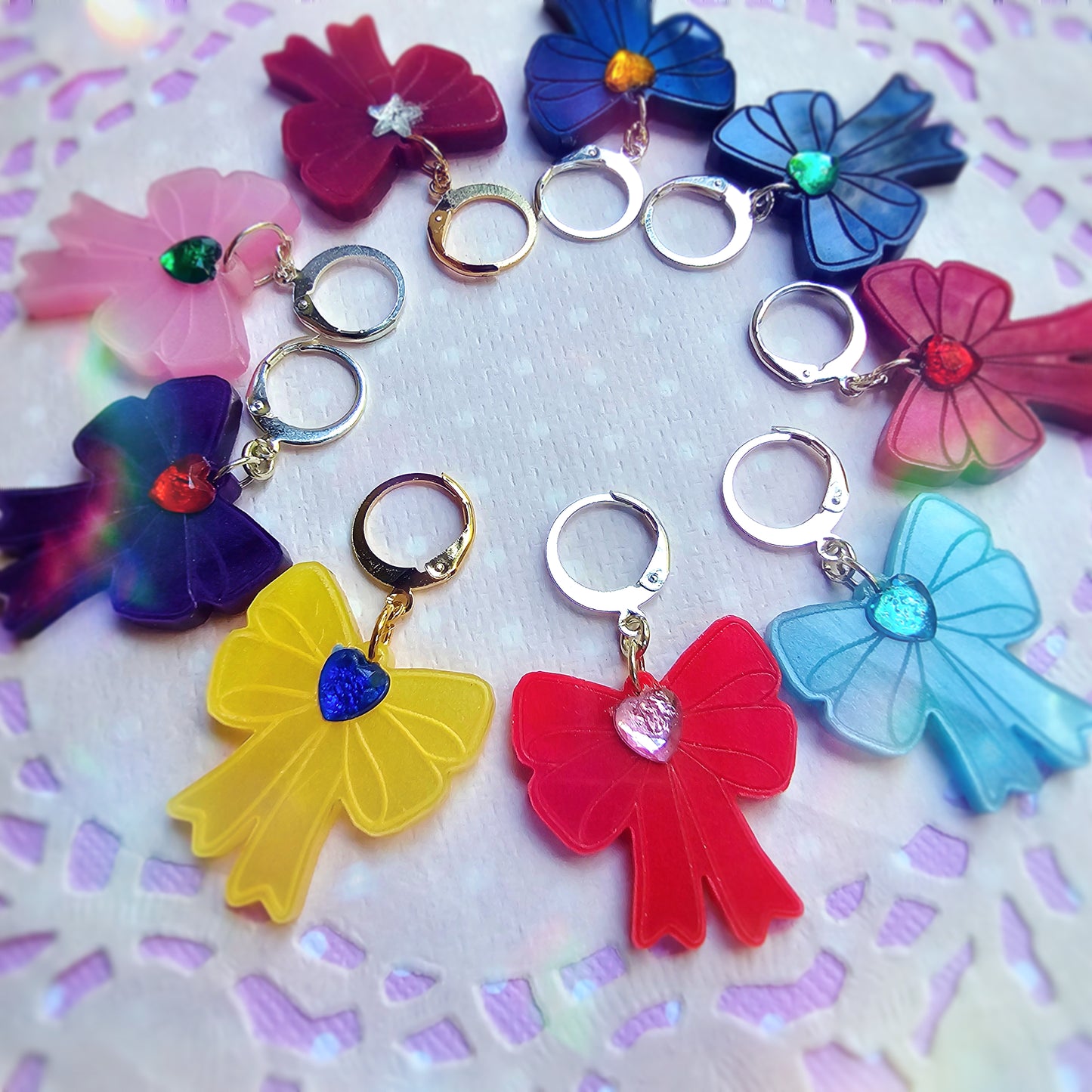 Sailor Moon Bow Earring | Magical Girl Bow Earring | Anime Earring | Sailor Moon Earring