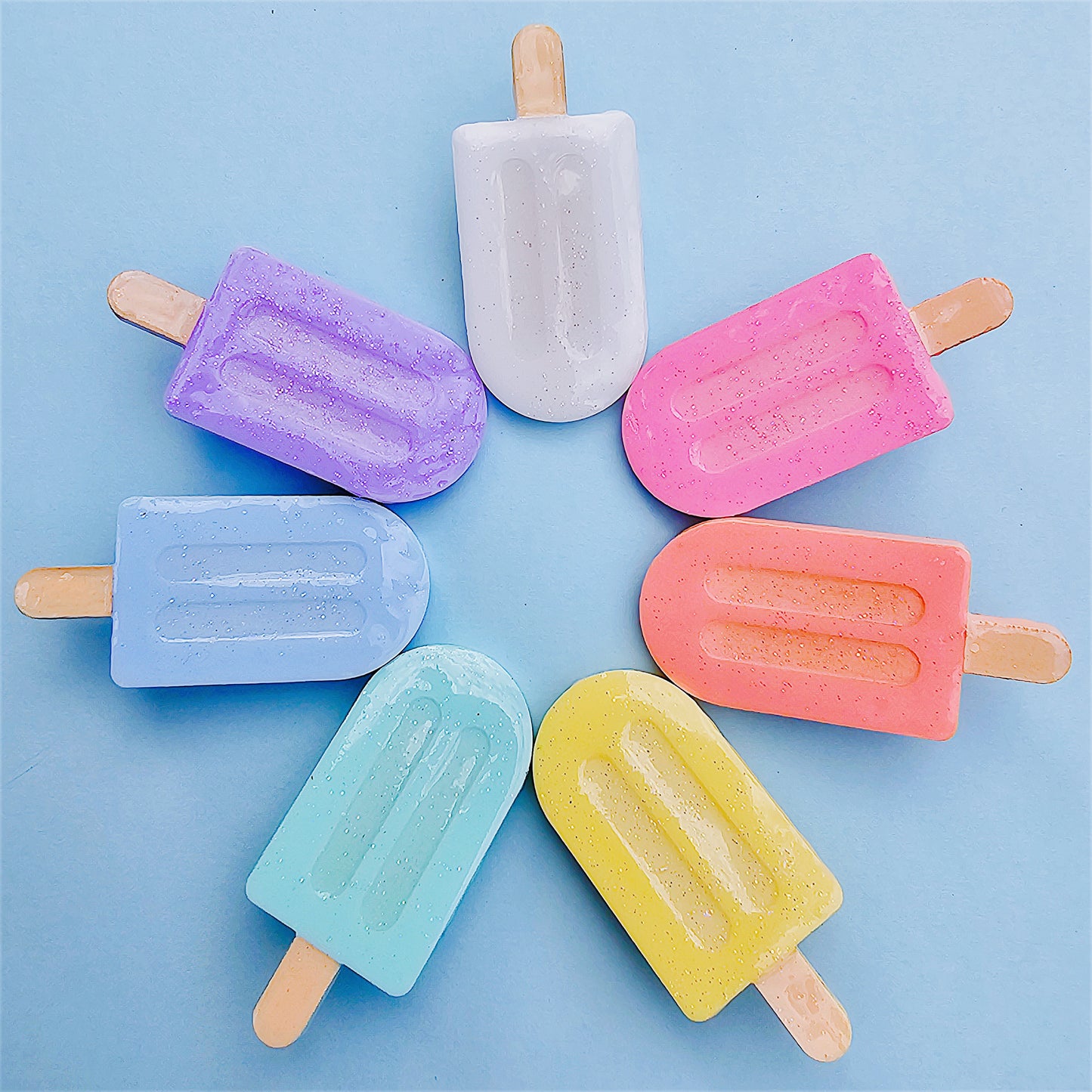 Popsicle Hair Clip | Sea Salt Popsicle | Summer Hair | Popsicle Clip | Fairy Kei Hair | Kingdom Hearts Hair Clip | Kawaii Hair