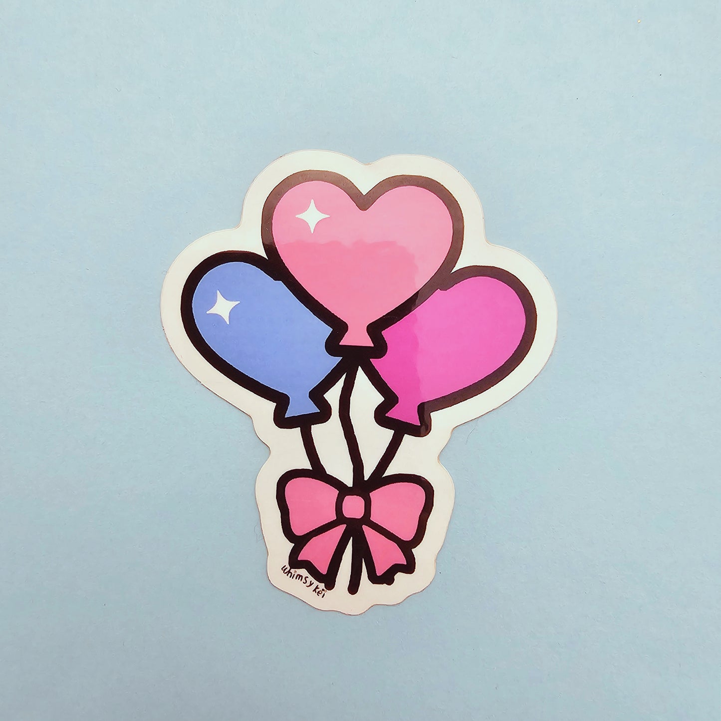 Kawaii Balloon Sticker | Kawaii Birthday Sticker | Balloon Decal | Pastel Balloons | Party Kei Sticker | Decora Kei | Cute Balloons
