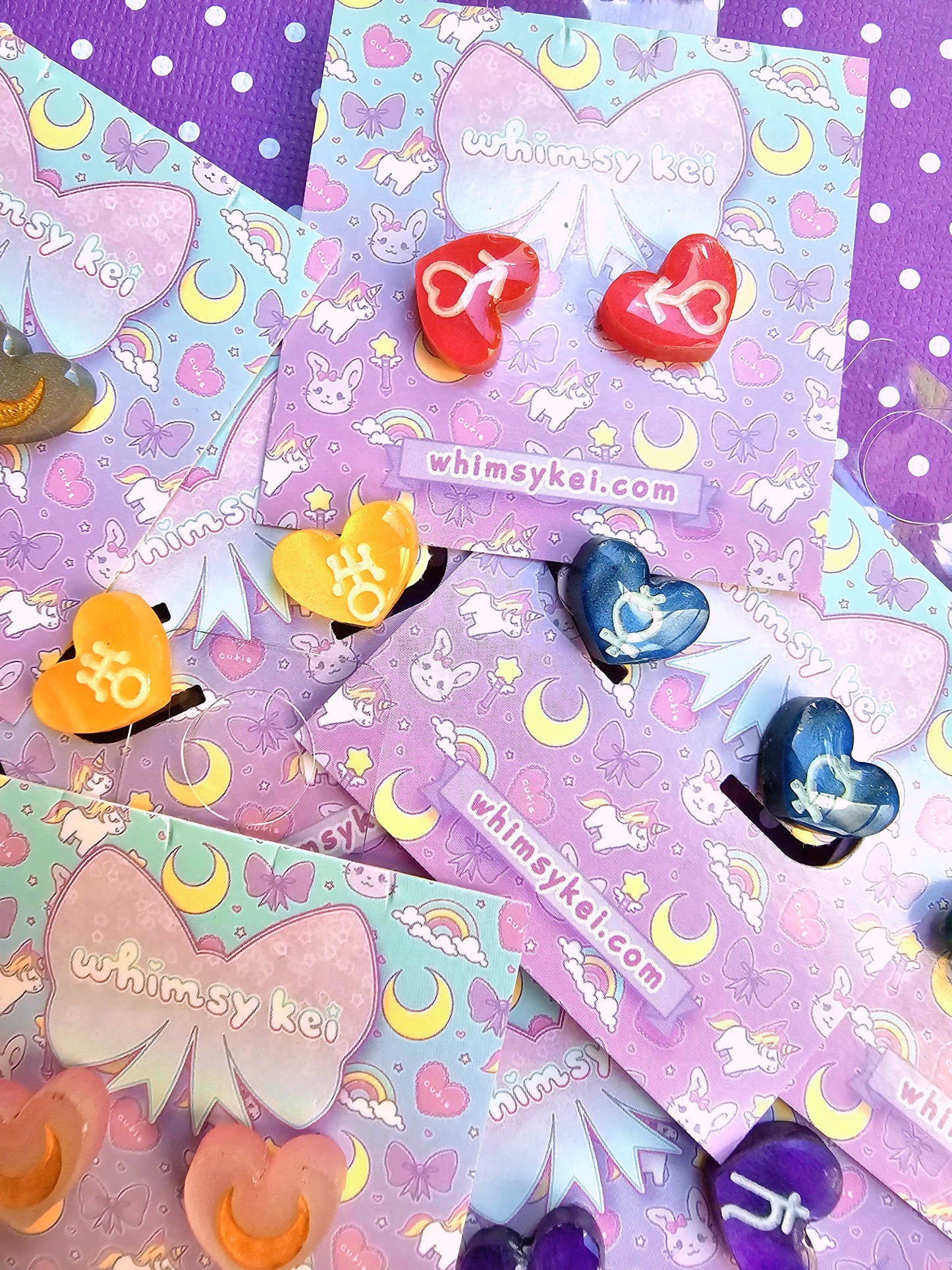 Sailor Moon Stud Earring | Magical Girl Stud Earring | Anime Stud