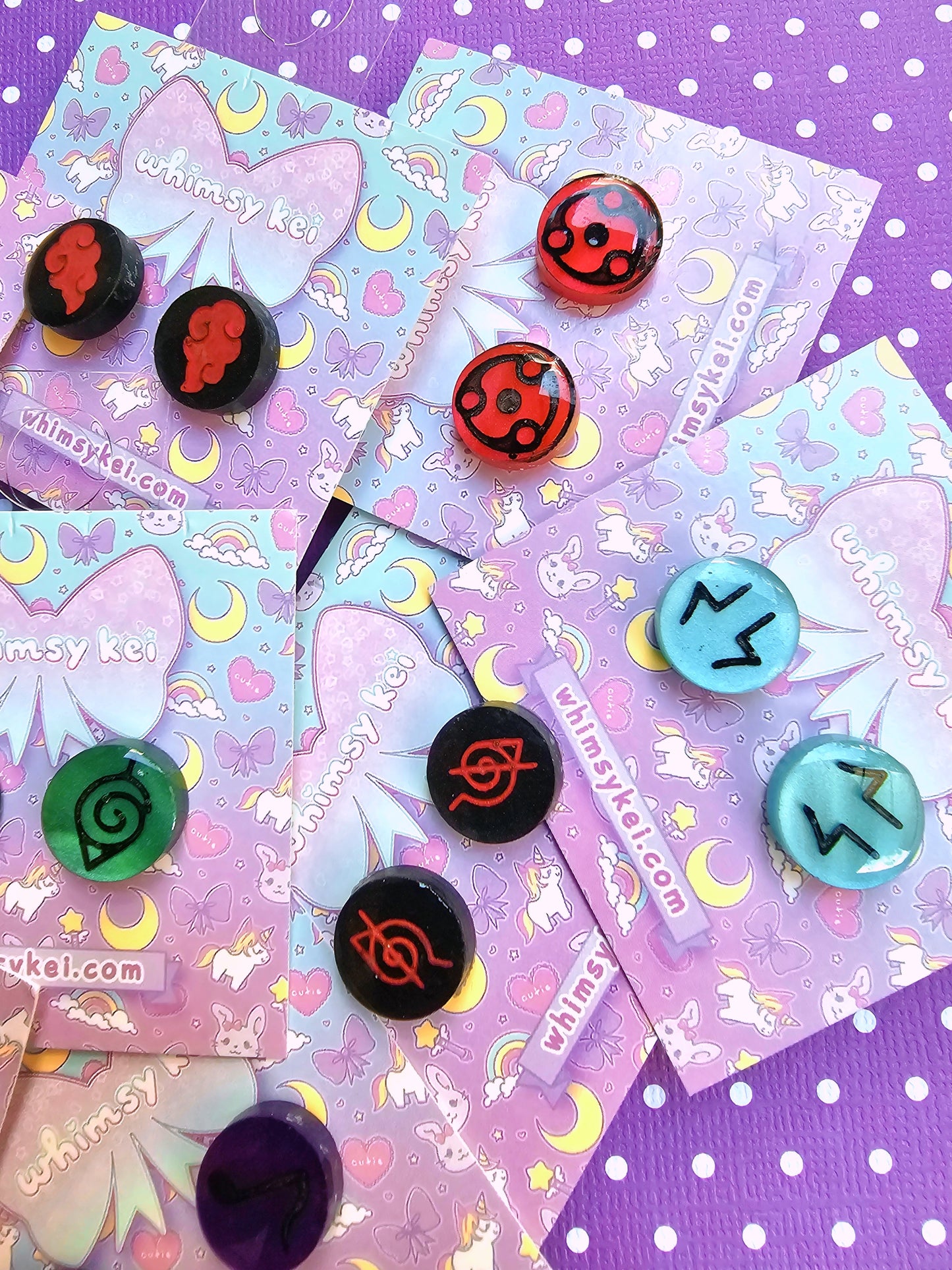 Naruto Stud Earring | Ninja Stud Earring | Anime Stud