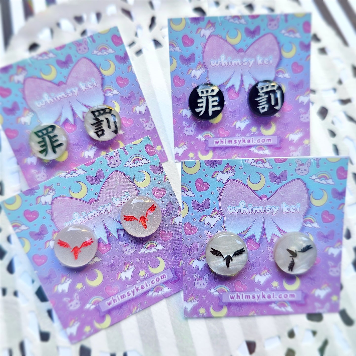 Tokyo Revengers Stud Earrings | Tattoo Earrings | Hanma Earrings | Valhalla Earrings | Tokyo Revengers Earrings