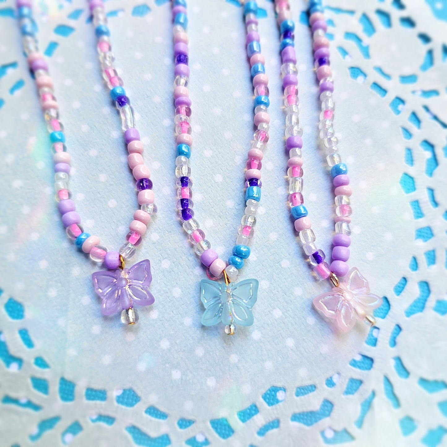 Butterfly Kandi Choker | Pastel Choker | Butterfly Choker | Spring Choker