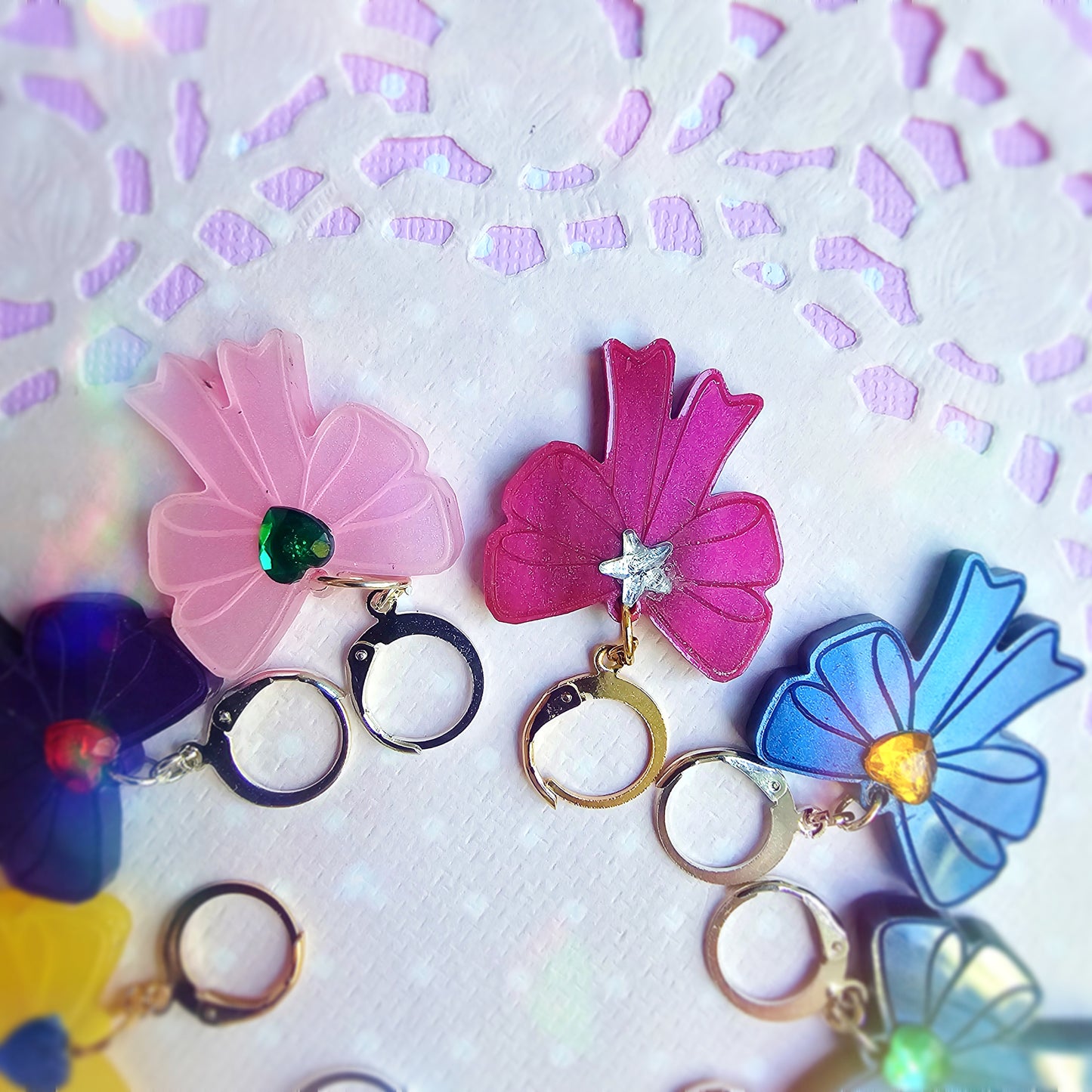 Sailor Moon Bow Earring | Magical Girl Bow Earring | Anime Earring | Sailor Moon Earring