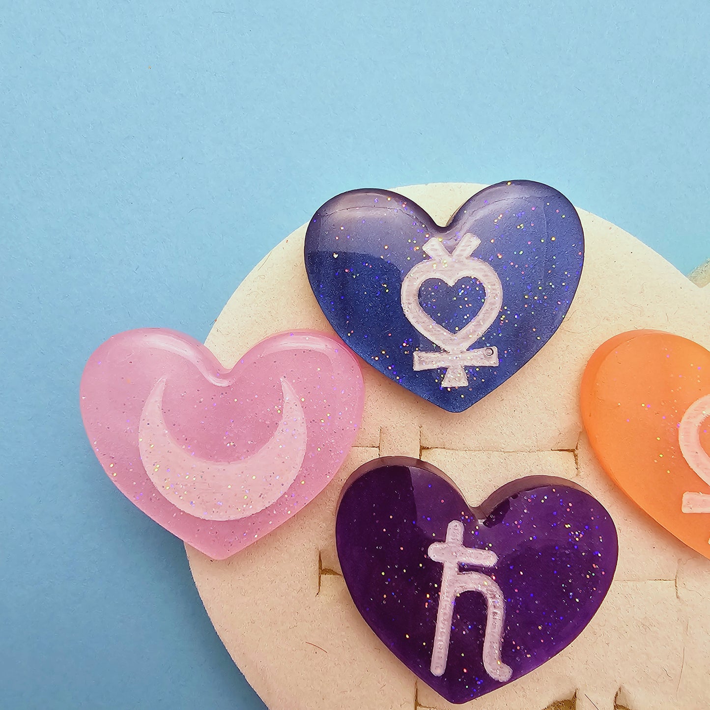 Sailor Scout Pin | Sailor Scout Brooch | Planetary Scout | Sailor Moon | Planetary Symbols