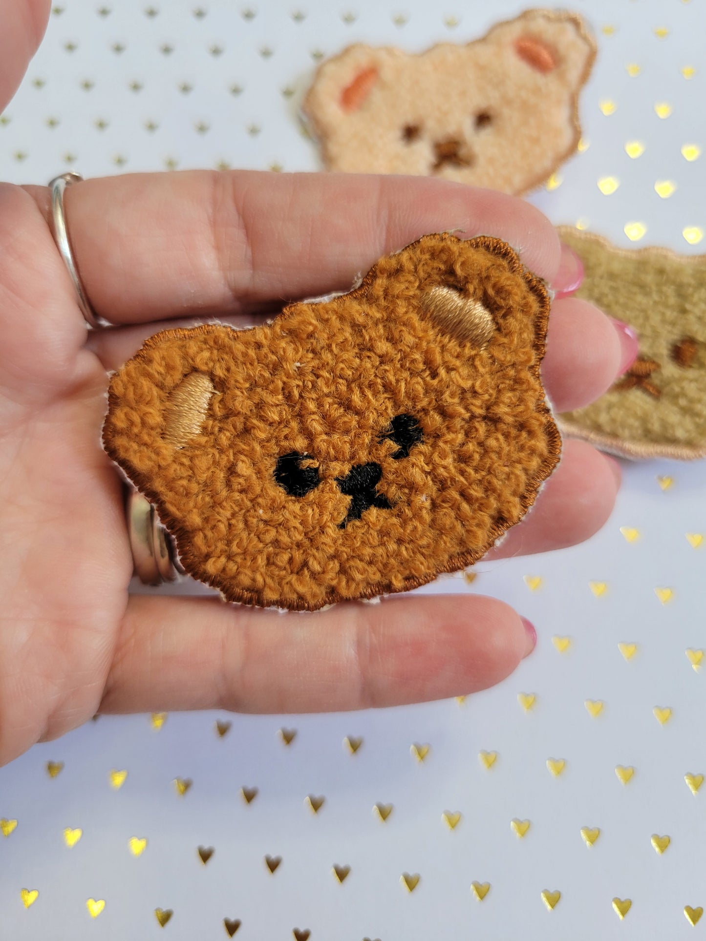 Teddy Bear Clip | Brown Bear | Brown Teddy Bear | Teddy Clip | Kawaii Bear | Lolita Hair Clip