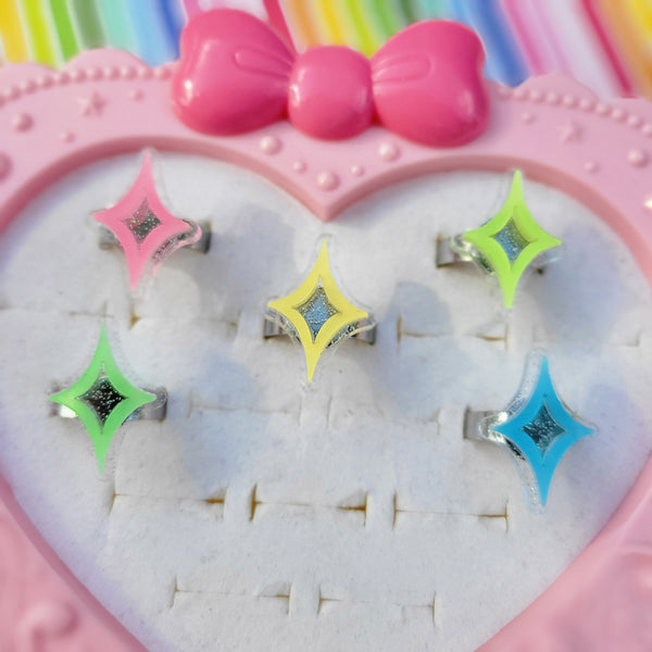 Kira Kira Ring | Precure Inspired | Magical Girl Ring | Glow in the Dark Ring | Decora Kei Ring