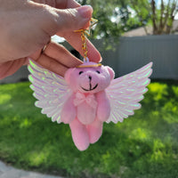 Angel Bear Charm | Kawaii Bear Keychain | Sweet Bear