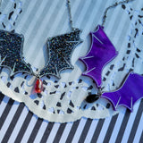 Gothic Bat Necklace | Bat Wing Necklace | Halloween Necklace | Gothic Necklace | Goth Necklace