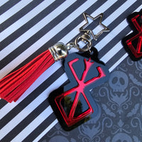 Berserk Keychain | Anime Inspired Keychain | Brand Keychain | Brand of Sacrifice Charm