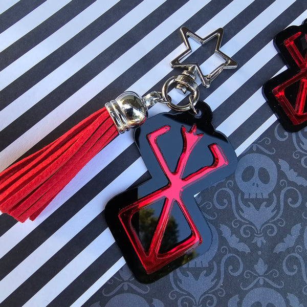 Berserk Keychain | Anime Inspired Keychain | Brand Keychain | Brand of Sacrifice Charm
