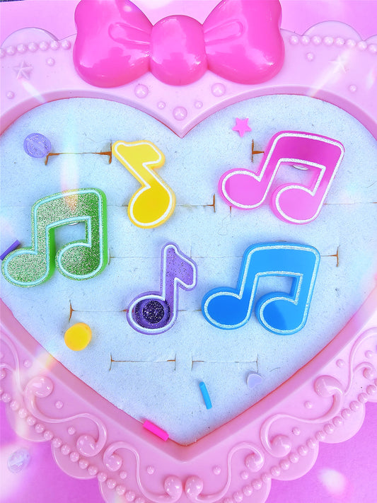 Music Note Pin | Music Brooch | Decora Kei | Spank Kei | Fairy Kei | Musical