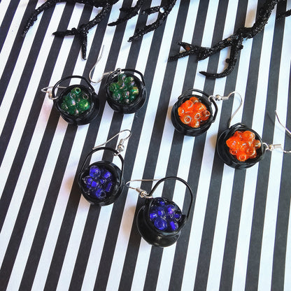 Cauldron Earrings | Halloween Earrings | Gothic Earrings